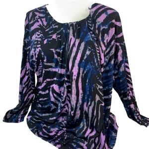 Haggar Patterned Blouse